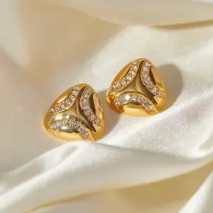 Geometric Stainless Steel Rhinestone Earrings 9 S7f466ae8d6b7401193a80316194fd6b9i