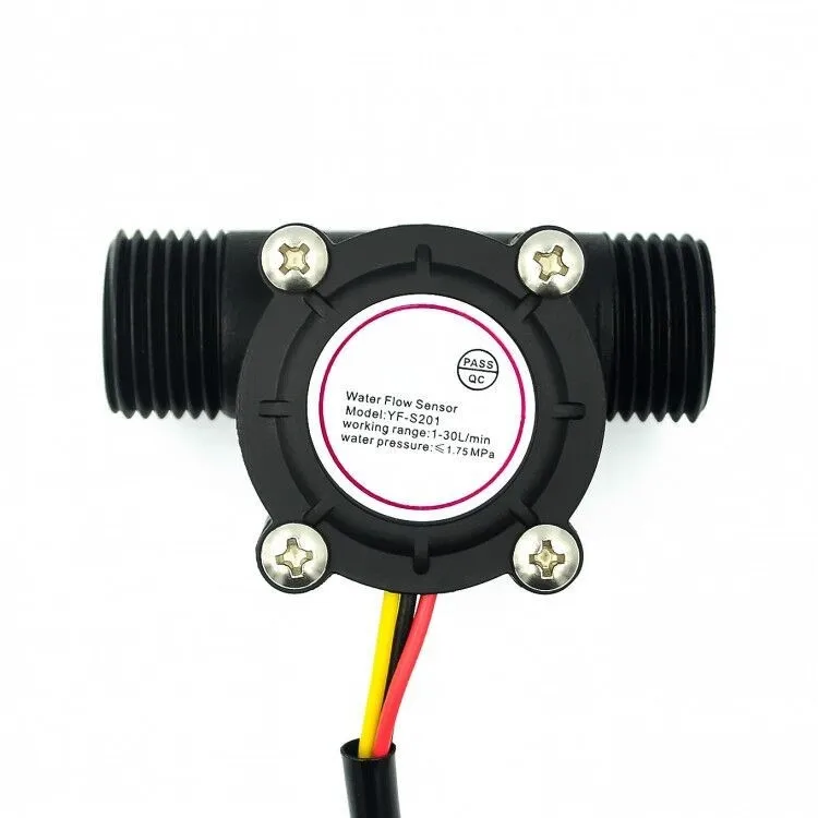 YF-S201 Water Flow Sensor, 1-30 L/min 6 YF-S201 Water Flow Sensor, 1-30 L/min - Image 6