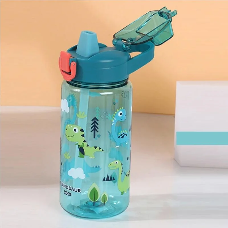 600ml Cartoon Animal Kids Water Bottle 8 600ml Cartoon Animal Kids Water Bottle - Image 8