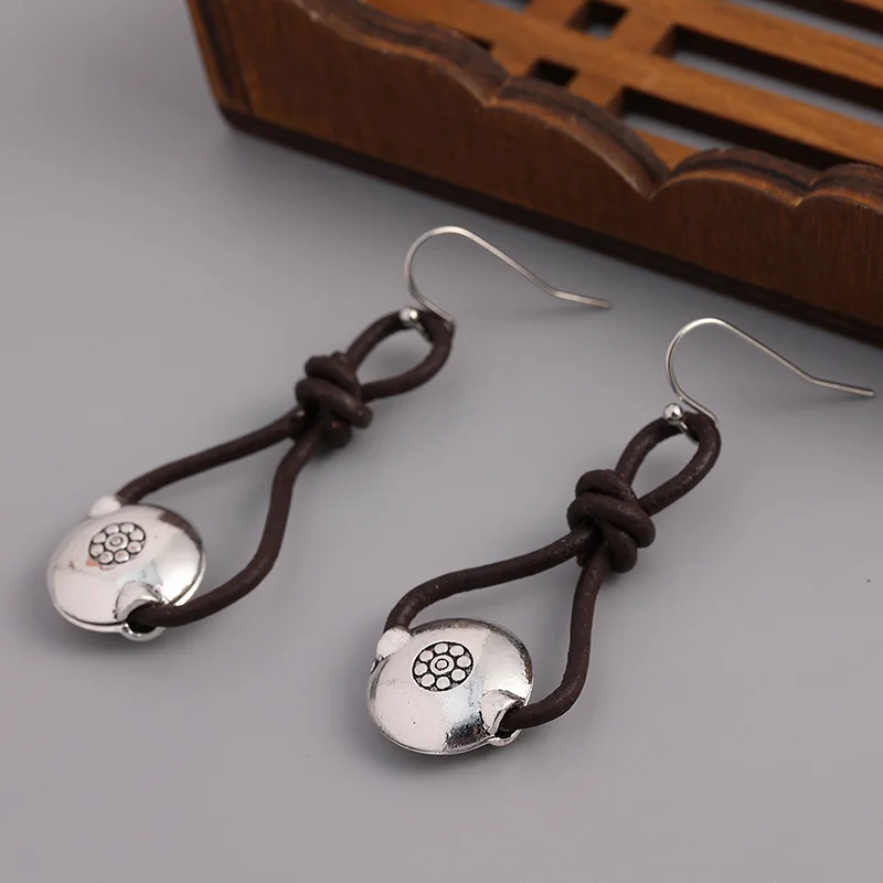 Vintage Silver & Gold Drop Earrings 2 Vintage Silver & Gold Drop Earrings - Image 2