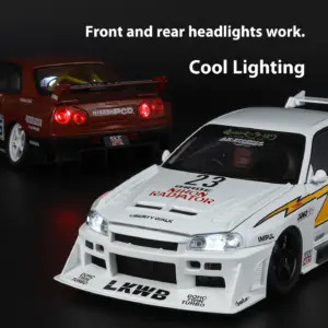 1:18 Nissan GTR Skyline Diecast Model 11 S7fd8e700d46f42df9f3bd9570082887dT