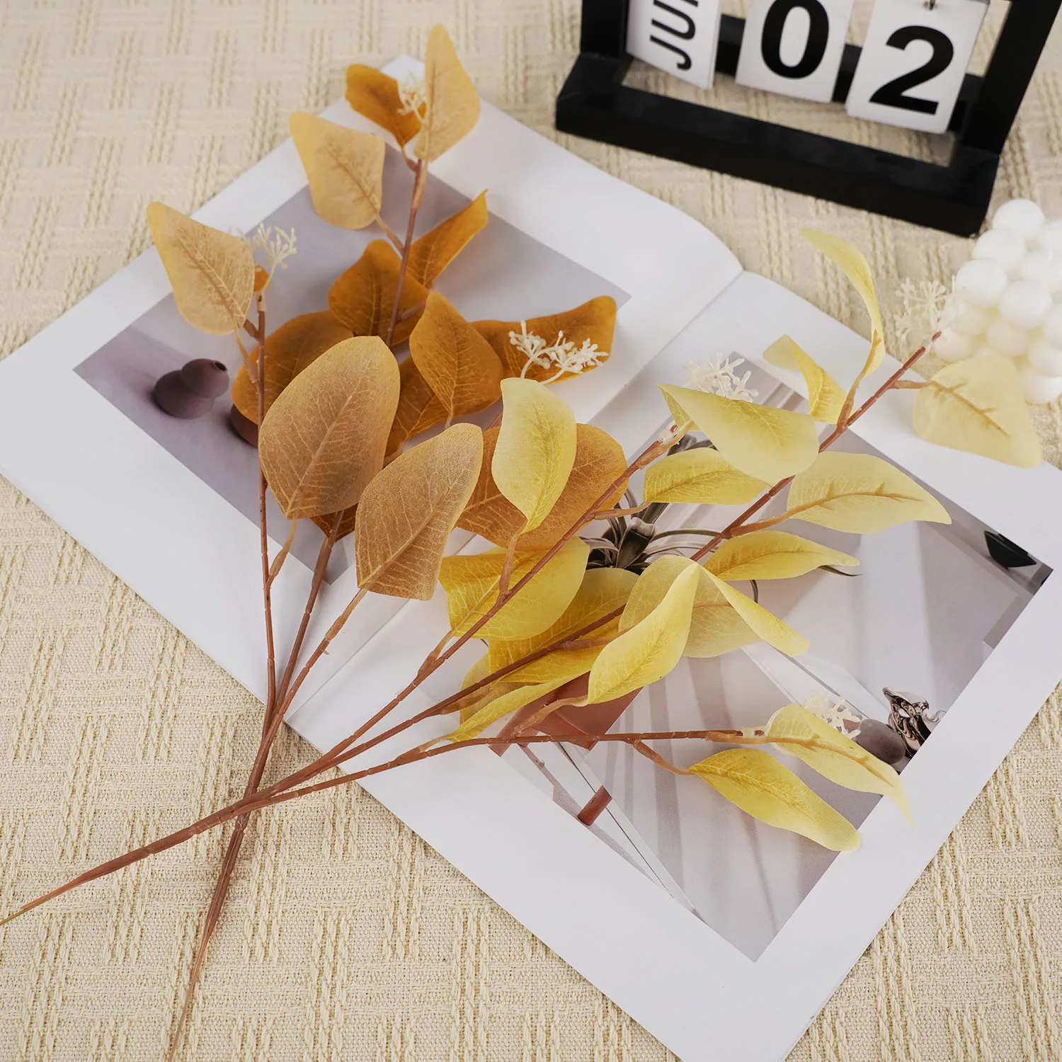 Artificial Eucalyptus Plant in Matte Vase 5 Artificial Eucalyptus Plant in Matte Vase - Image 5