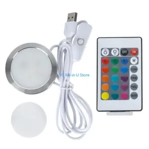Modern DIY USB LED Light Lamp with Remote