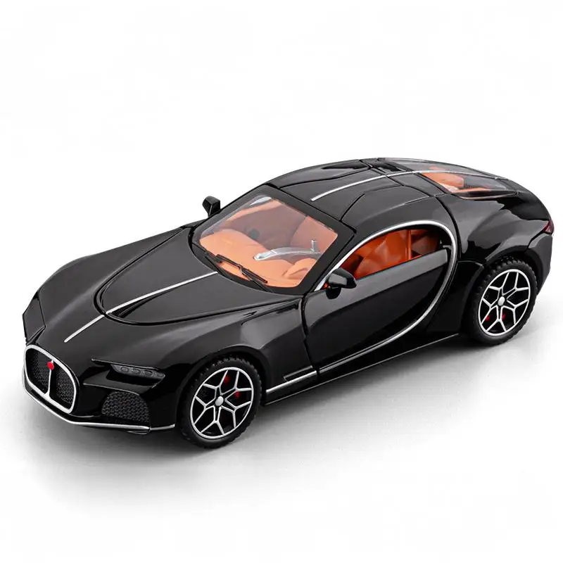 Silver 1:32 Diecast Sports Car Model 8 Silver 1:32 Diecast Sports Car Model - Image 8