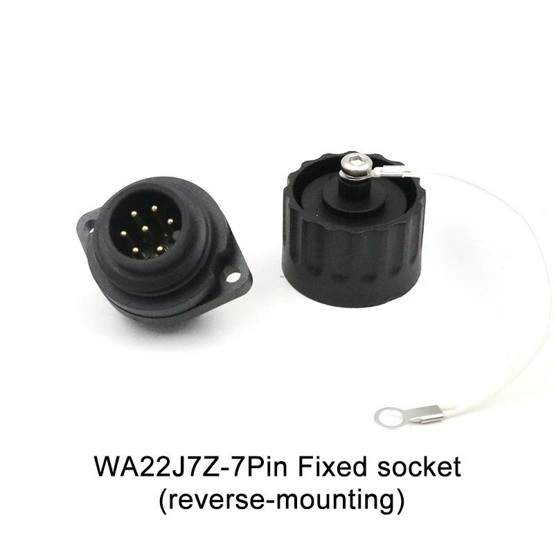 Industrial Waterproof IP67 Electrical Connector for 4/7 Pins 10 Industrial Waterproof IP67 Electrical Connector for 4/7 Pins - Image 10