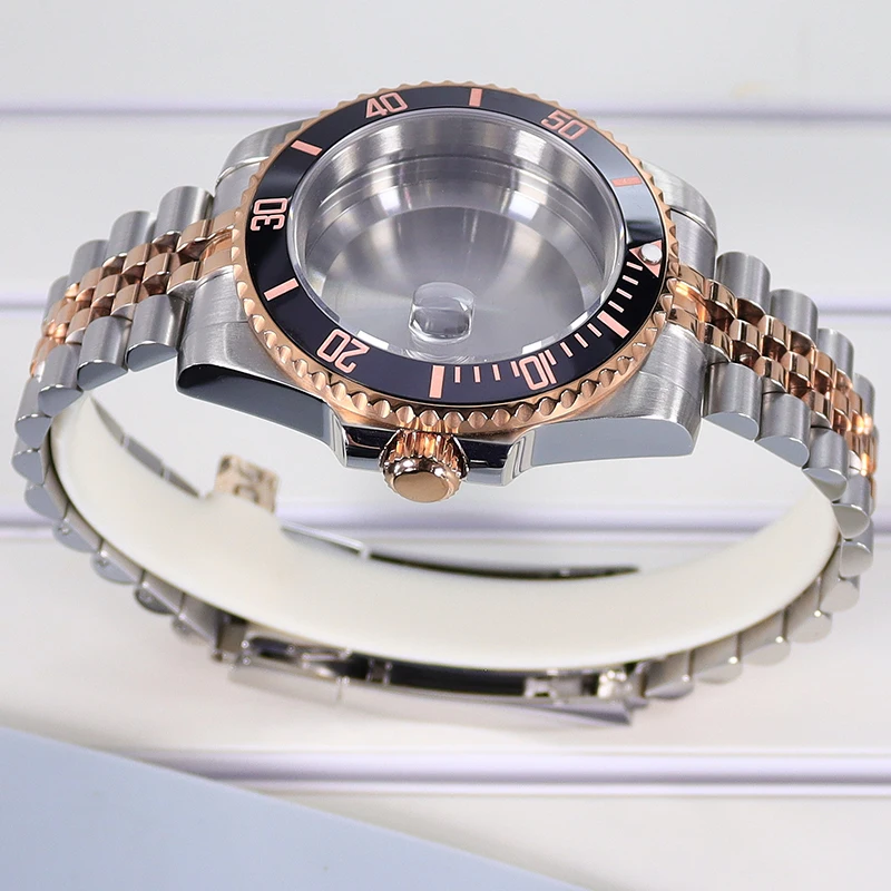 40mm Two-Tone Stainless Steel Watch Case Model GT-040 5 40mm Two-Tone Stainless Steel Watch Case Model GT-040 - Image 5