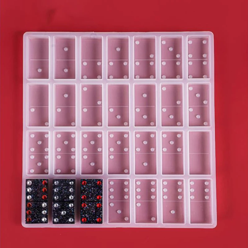 Silicone Domino Mold 22x20cm for Crafts 2 Silicone Domino Mold 22x20cm for Crafts - Image 2