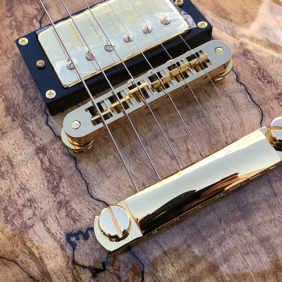 Gold Tune-O-Matic Guitar Bridge for Les Paul 5 Gold Tune-O-Matic Guitar Bridge for Les Paul - Image 5