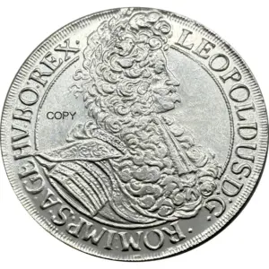 Austrian Empire 1698 Thaler Replica Coin 11 S80265fea392f4e75aed35c9e915fbdceO