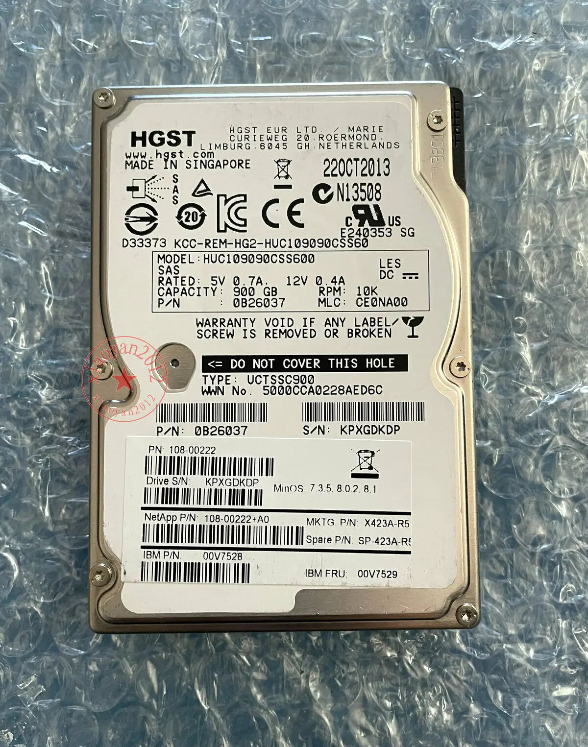 HGST HUC109090CSS600 900GB Enterprise HDD 1 HGST HUC109090CSS600 900GB Enterprise HDD