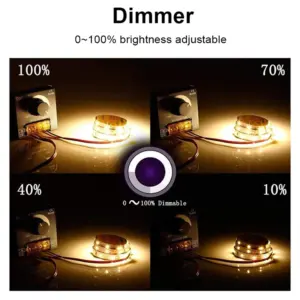 30A 12V-24V LED Dimmer Switch for Single-Color Lights 10 S80516a6d8afe4385999dfa1c91888767s