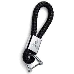 Mitsubishi Skull Leather Keychain in Silver 13 S80758291a5a242a4978ee6fae09ad80aC