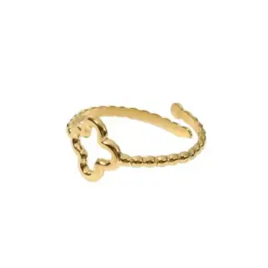 Gold Four-Leaf Clover Adjustable Ring for Women 8 S80979eee633e4a4186bbdf4d3750bb58o