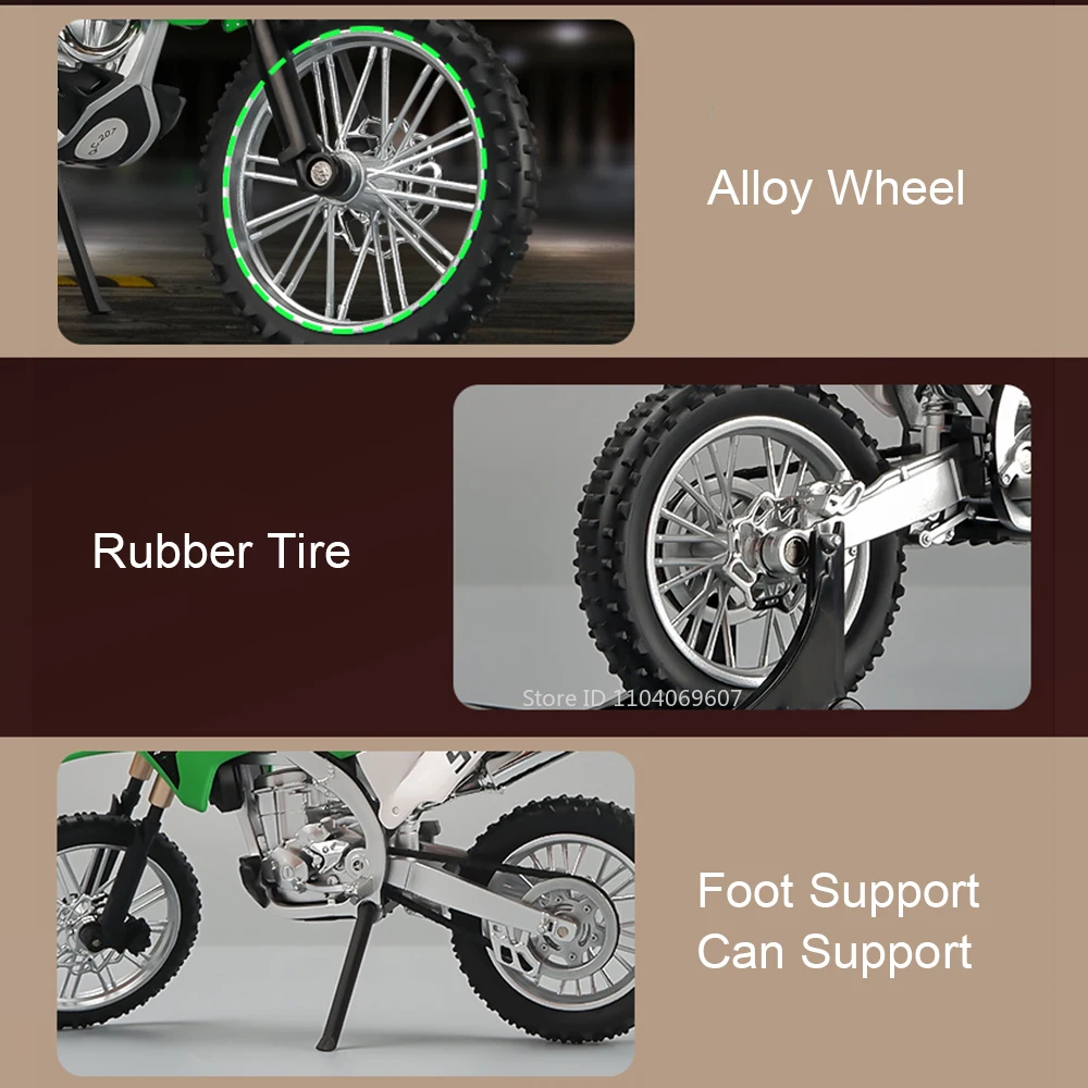 Kawasaki KX450 1:12 Scale Model Motorcycle 3 Kawasaki KX450 1:12 Scale Model Motorcycle - Image 3