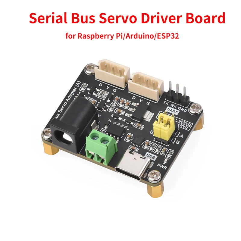 Serial Bus Servo Driver Board for Raspberry Pi & ESP32 1 Serial Bus Servo Driver Board for Raspberry Pi & ESP32