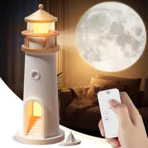 Moon Lighthouse Projection Lamp with White Noise 11 S80c91293bae2403889fd631d2ee17af1o