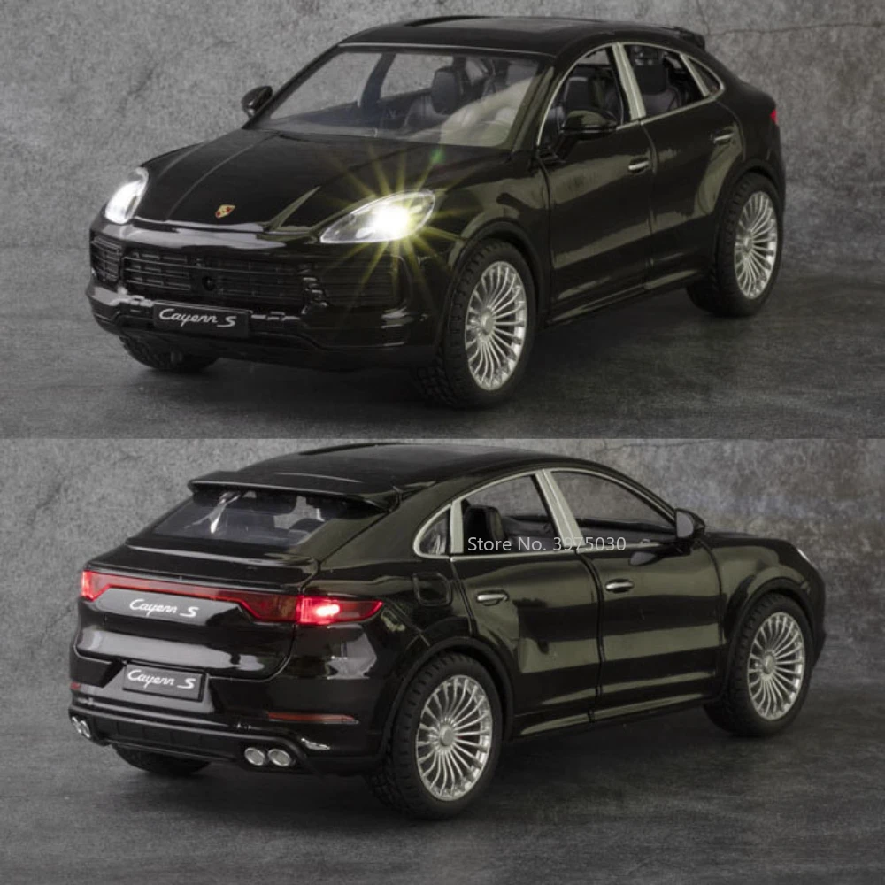 White 1:24 Scale Porsche Cayenne S Model Car 2 White 1:24 Scale Porsche Cayenne S Model Car - Image 2