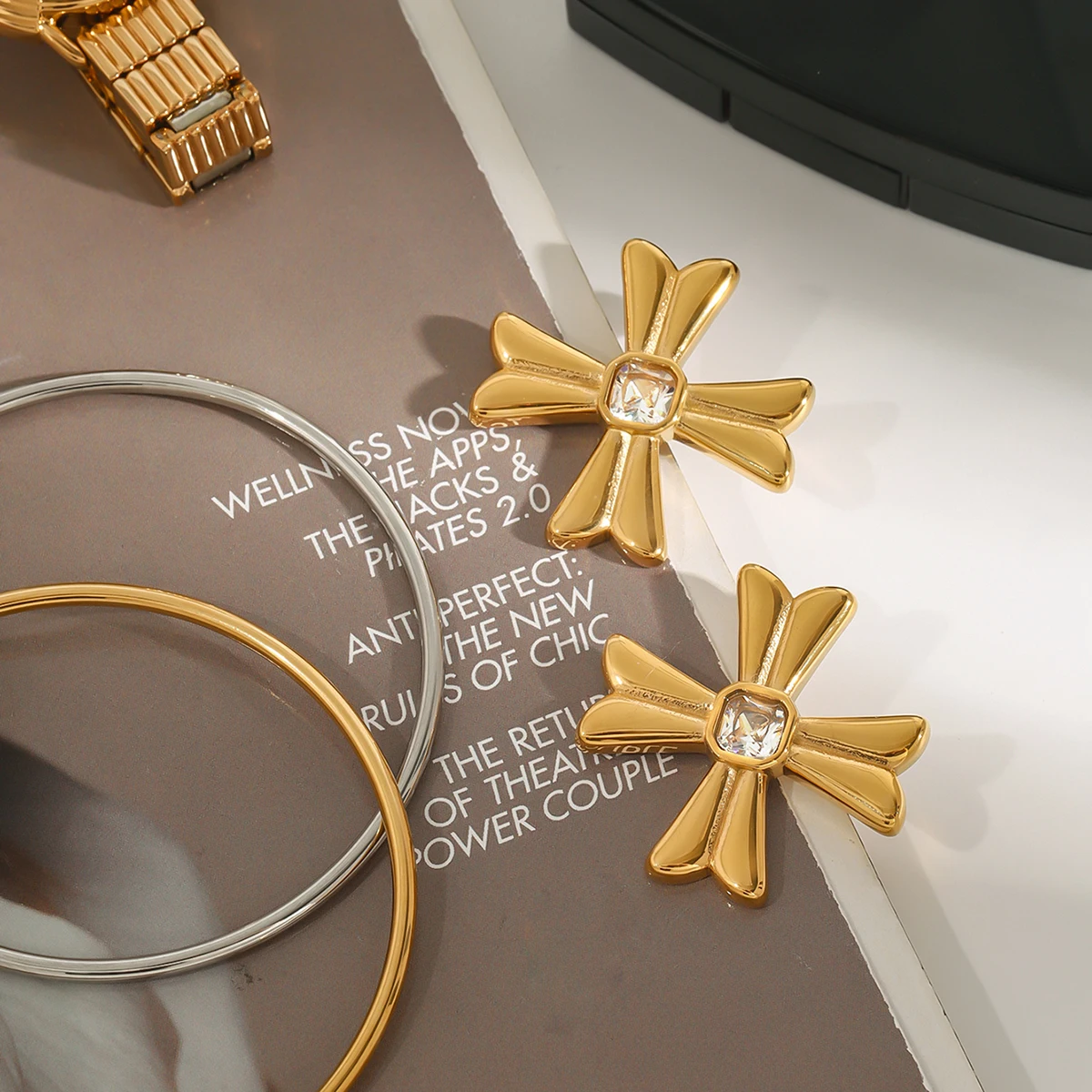 Stainless Steel Cross Earrings for Women 6 Stainless Steel Cross Earrings for Women - Image 6