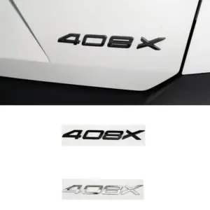 Peugeot Rear Trunk Badge Set for 208/308/408/508