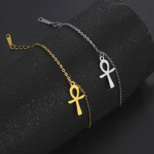 Egypt Ankh Cross Anklet for Women 12 S80dfe5deb97d4685838963e24d966f07v
