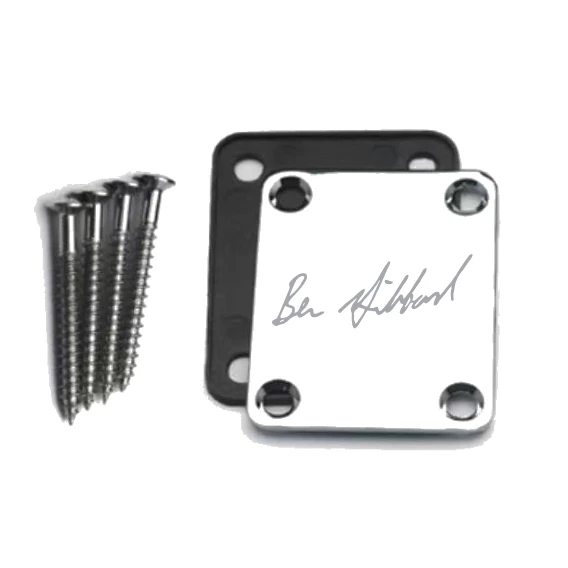 Ben Gibbard Mustang Signature Neck Plate in Chrome 4 Ben Gibbard Mustang Signature Neck Plate in Chrome - Image 4