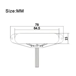 Vintage-Style Neck Humbucking Pickup for Guitar 7 S81082abb18bc4bbf93dc5b90a36ed99eC