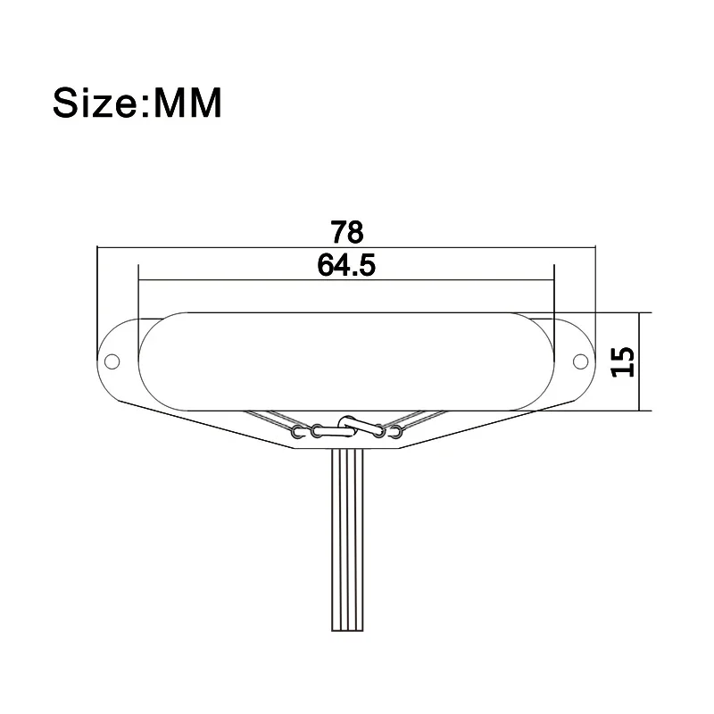 Vintage-Style Neck Humbucking Pickup for Guitar 2 Vintage-Style Neck Humbucking Pickup for Guitar - Image 2