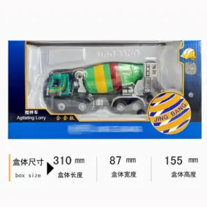 Miniature Concrete Mixer Truck Model 1/50 Scale 15 S8111e67a51d24f04b8d40e57994bc368G
