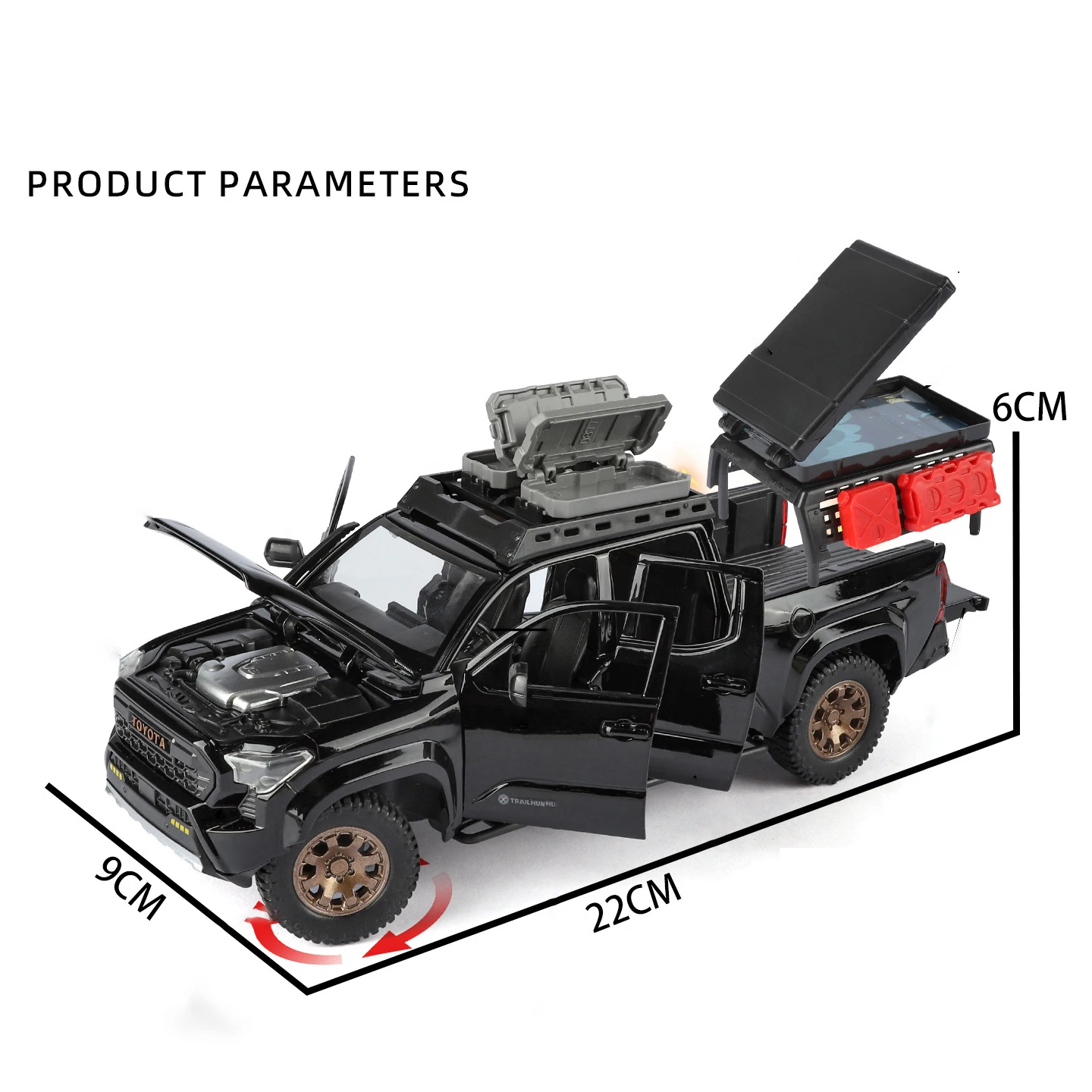 1:24 Toyota Tacoma Diecast Model 4 1:24 Toyota Tacoma Diecast Model - Image 4