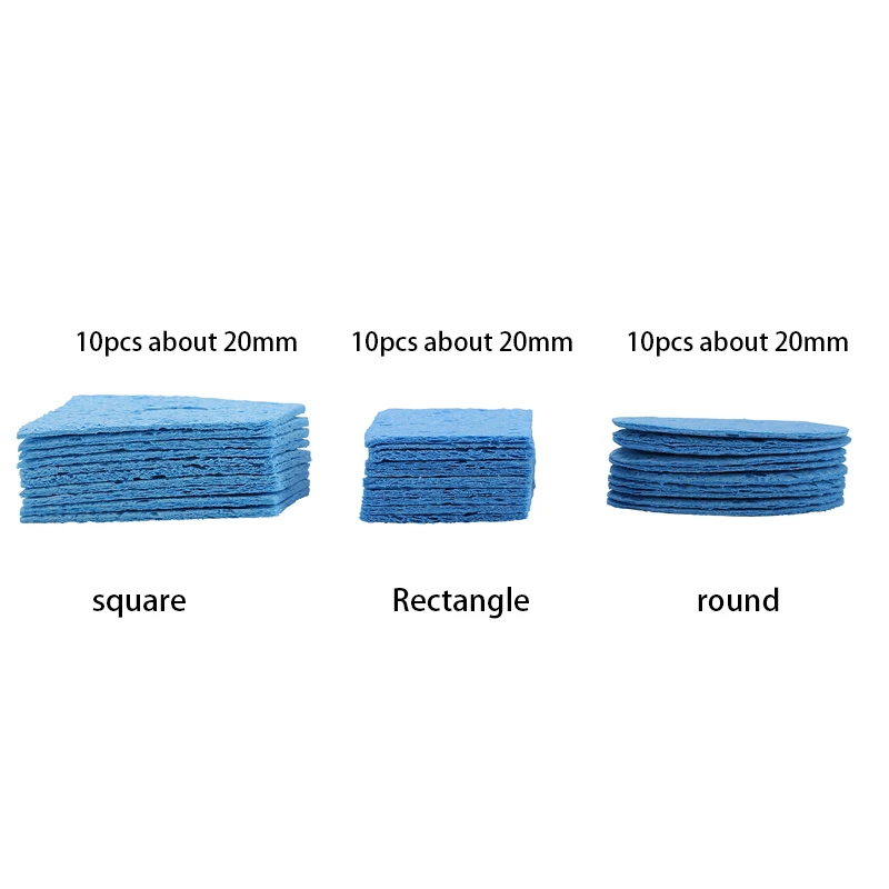 Blue Soldering Sponges for Tips and Welding Head Cleaning 2 Blue Soldering Sponges for Tips and Welding Head Cleaning - Image 2