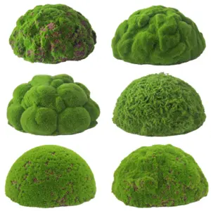 Artificial Green Moss Ball 25cm for Decor 15 S816c1be5c1254be5ad5831b2c470a7b9f