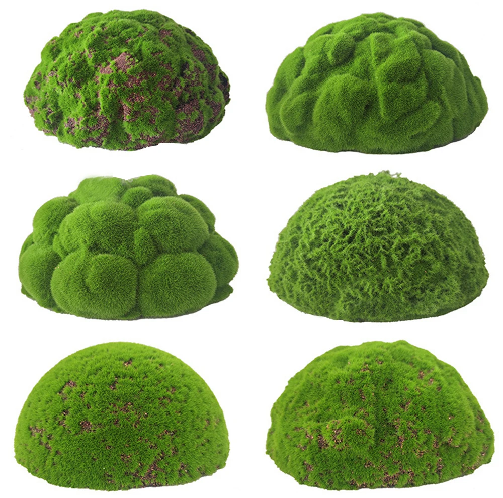Artificial Green Moss Ball 25cm for Decor 6 Artificial Green Moss Ball 25cm for Decor - Image 6