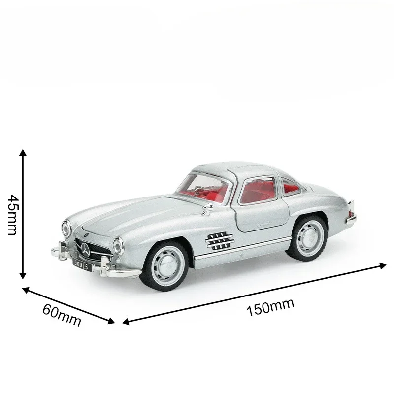 Vintage 1:32 Scale Diecast Car Model with Lights 7 Vintage 1:32 Scale Diecast Car Model with Lights - Image 7