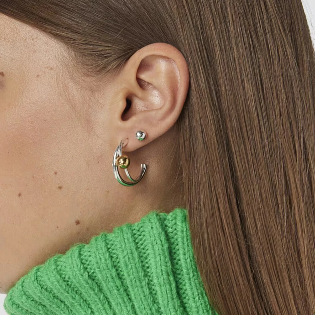 Stainless Steel Geometric Earrings for Women 2 Stainless Steel Geometric Earrings for Women - Image 2