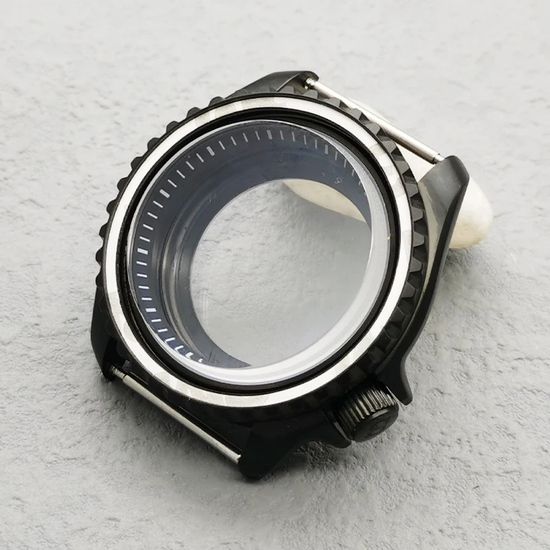 42mm Matte Black Watch Case for SK007 9 42mm Matte Black Watch Case for SK007 - Image 9