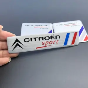 Citroen C4 C5 DS5 DS6 Metal Alloy Decal Set 8 S81d9340dc72143529c1bb50d23343706k