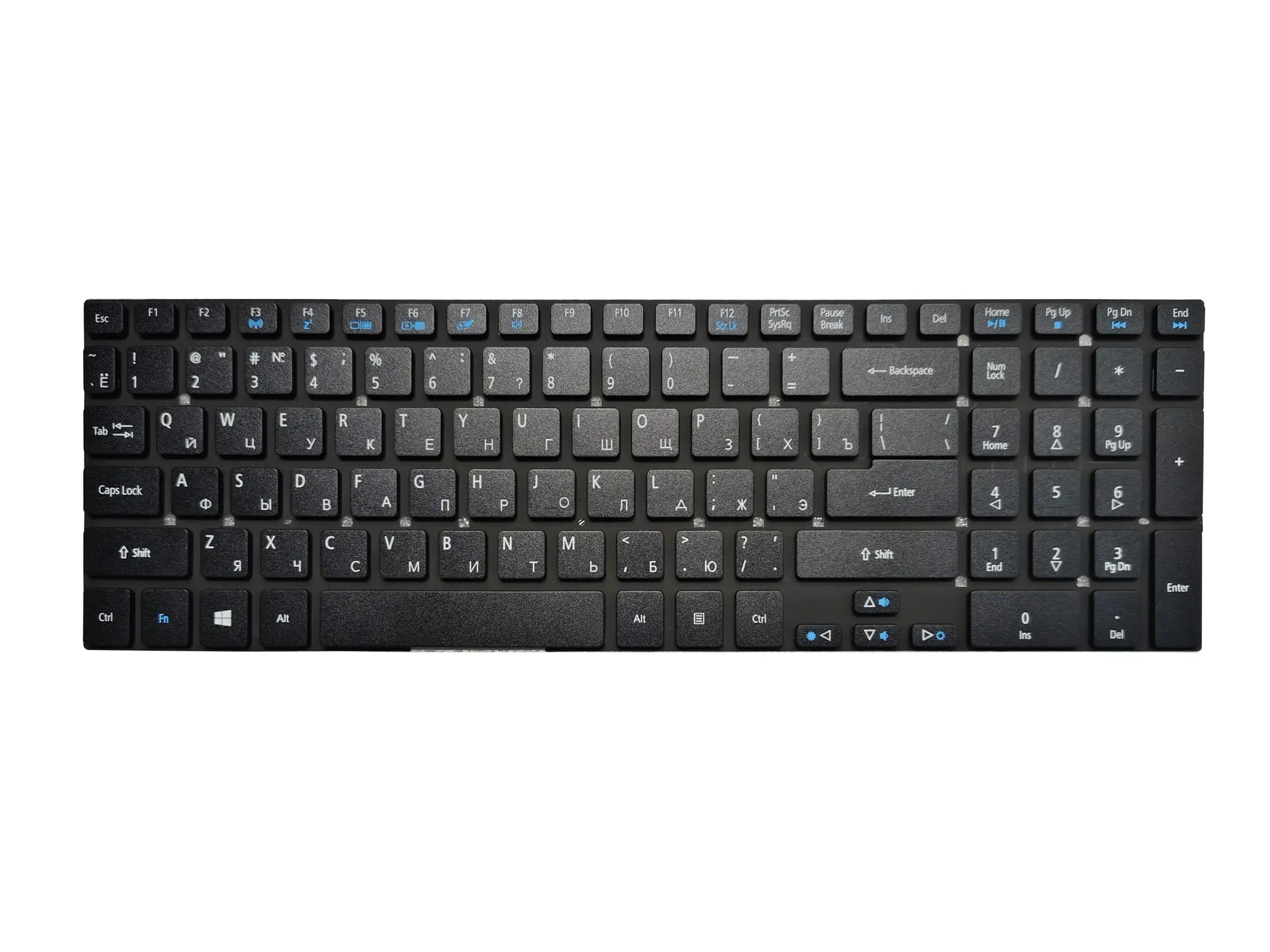 Russian Black Laptop Keyboard for Acer Aspire 2 Russian Black Laptop Keyboard for Acer Aspire - Image 2