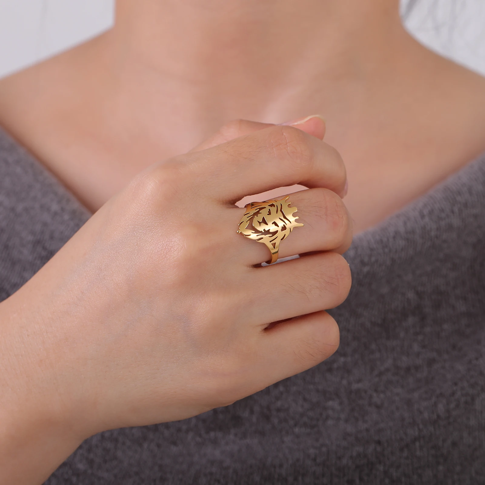 Lion King Crown Ring for Men & Boys 3 Lion King Crown Ring for Men & Boys - Image 3