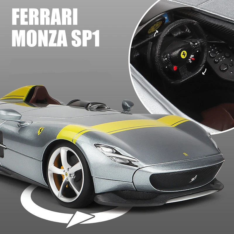 Ferrari Monza SP1 1:24 Diecast Model Collection 2 Ferrari Monza SP1 1:24 Diecast Model Collection - Image 2