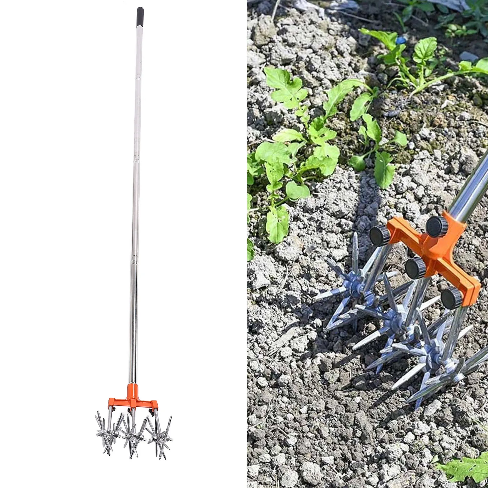 Stainless Steel Hand Tiller for Gardening 5 Stainless Steel Hand Tiller for Gardening - Image 5