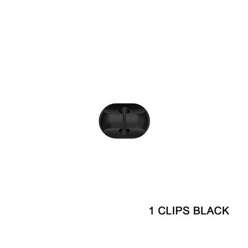 Black Silicone Cable Organizer with 7 Slots 8 Black Silicone Cable Organizer with 7 Slots - Image 8