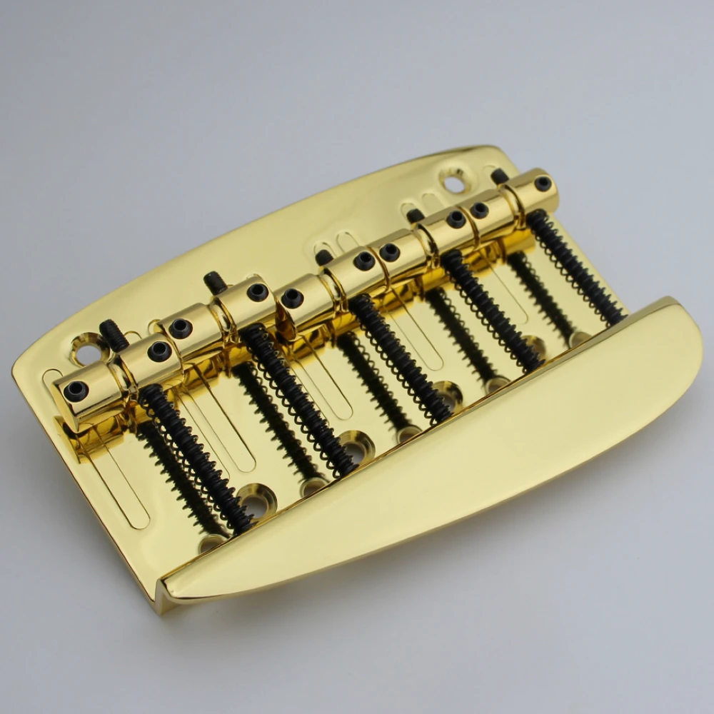 5-String Vintage Bass Bridge in Chrome, Black, or Gold 5 5-String Vintage Bass Bridge in Chrome, Black, or Gold - Image 5