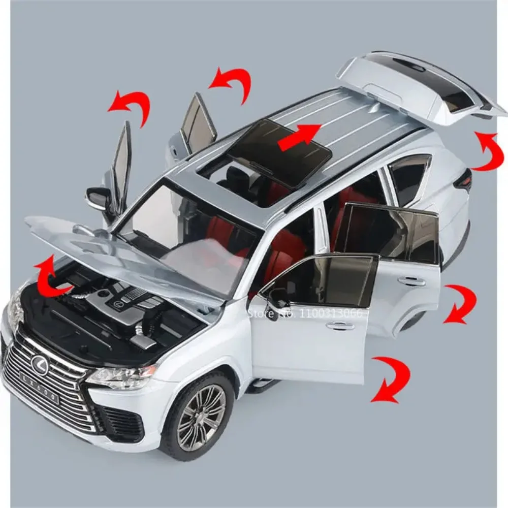 1:24 Scale Alloy SUV Model LX600 ES300 2 1:24 Scale Alloy SUV Model LX600 ES300 - Image 2