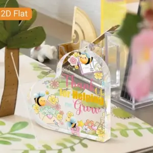 Vibrant Acrylic Heart Appreciation Ornament 11 S823973296d6f4e5899113ce0674c1377e