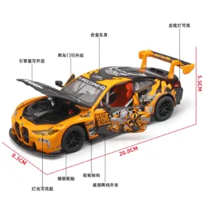BMW M4 GT3 1:24 Scale Alloy Model 12 S82635430b0ba45059cc979cb6b2ec08eX
