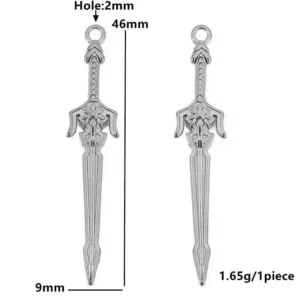 Stainless Steel Knightly Sword Charm Set 18 S82889a4f321a4c01b98e30300e64734aG