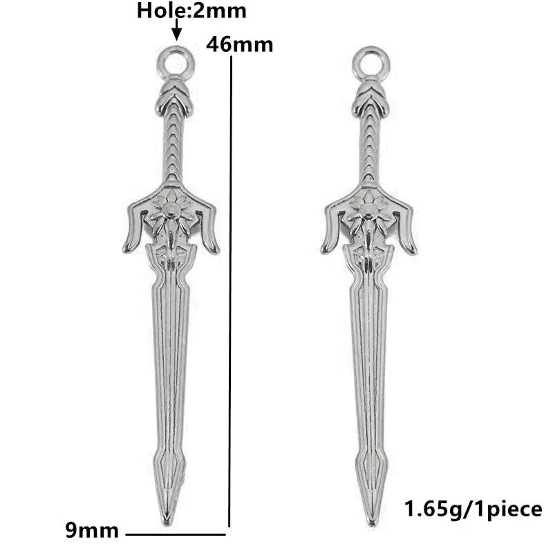 Stainless Steel Knightly Sword Charm Set 9 Stainless Steel Knightly Sword Charm Set - Image 9