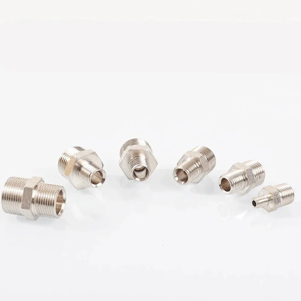 Nickel-Plated Brass Pipe Fittings for Hydraulic Systems 4 Nickel-Plated Brass Pipe Fittings for Hydraulic Systems - Image 4