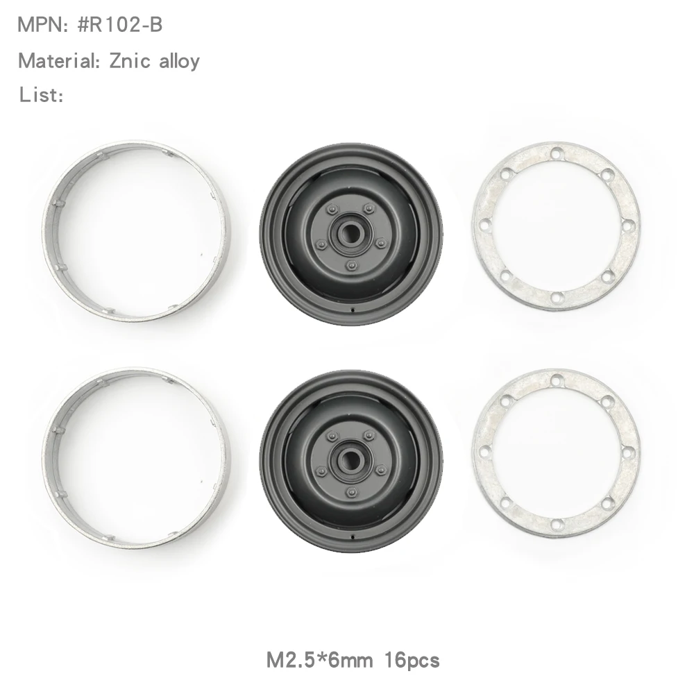 Vintage 1.9-Inch Narrow RC Wheels 8 Vintage 1.9-Inch Narrow RC Wheels - Image 8