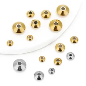 Stainless Steel UFO Spacer Beads Set 10 S828ef56a6aa04b1e9d1cad820d7022d8S